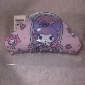 Kuromi Hello Kitty hair claw clip new